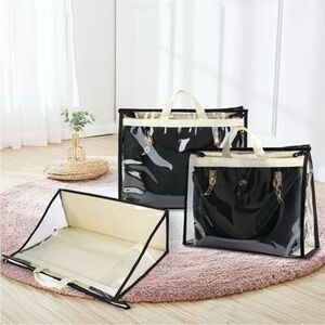 Clear plastic Purse Storage Bag